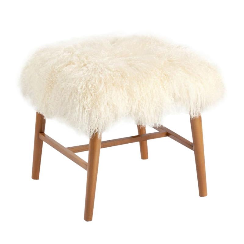 Pair of Vintage Fringe Ottomans with Long Tassels and Trims at 1stdibs