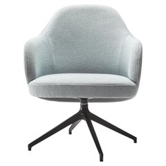 Nantes Blue Swivel Armchair