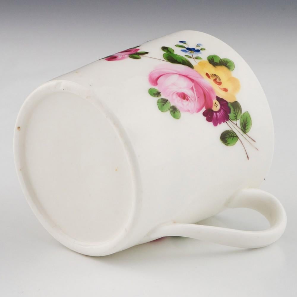 Nantgarw Porzellan-Kaffeekanne und Untertasse, um 1820 im Angebot 5