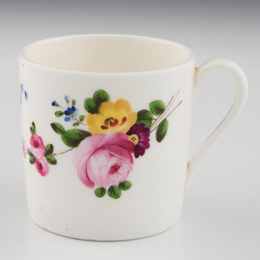 19th Century Nantgarw Porcelain Coffee Can and Saucer, c1820 For Sale