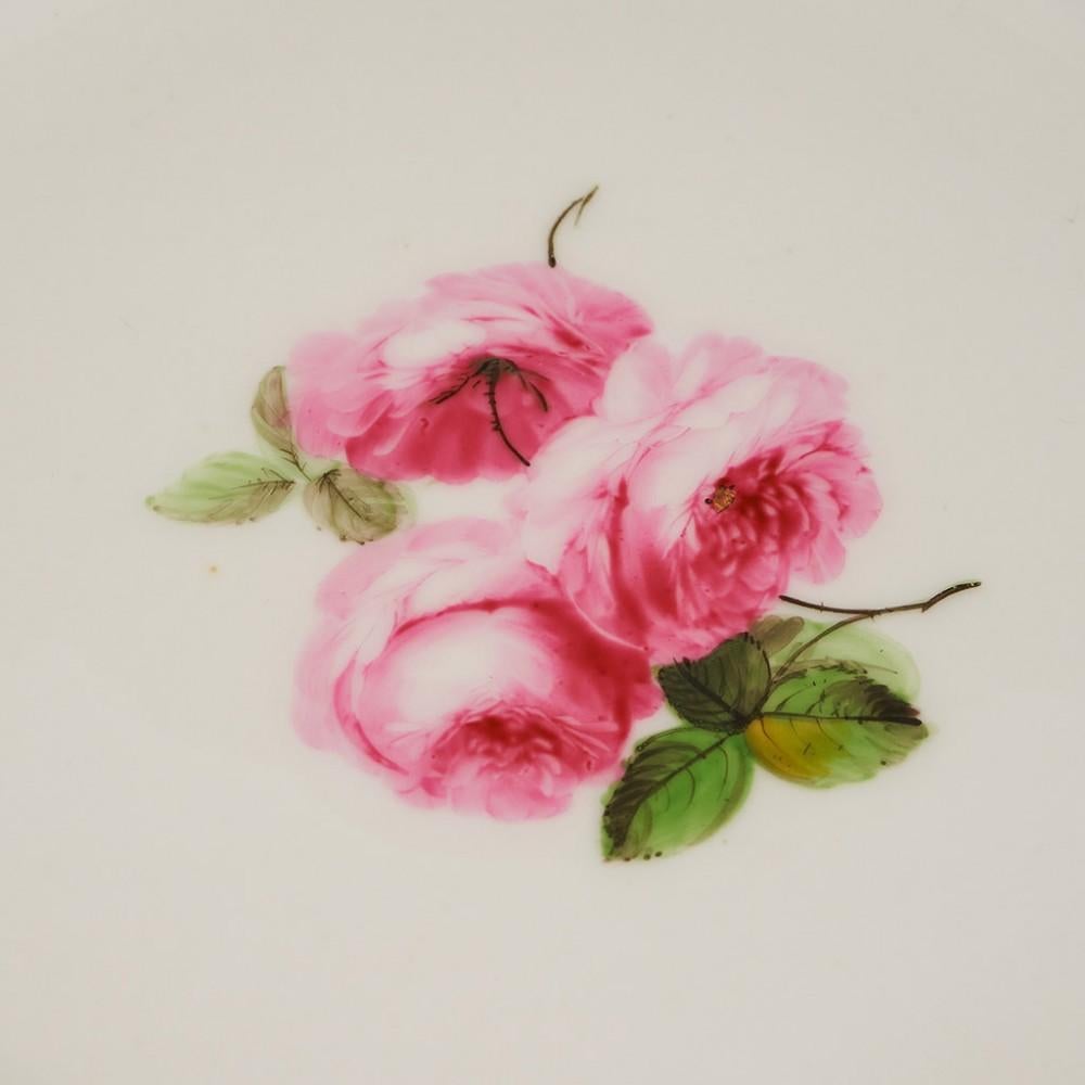 Welsh Nantgarw Porcelain Plate by William Billingsley, 1813-1820