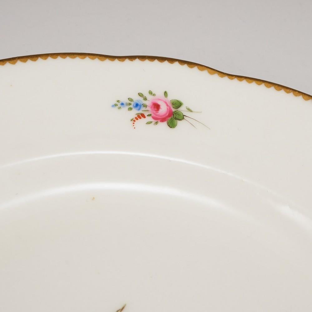 19th Century Nantgarw Porcelain Plate by William Billingsley, 1813-1820