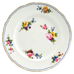 Assiette en porcelaine de Nantgarw, datant d'environ 1820