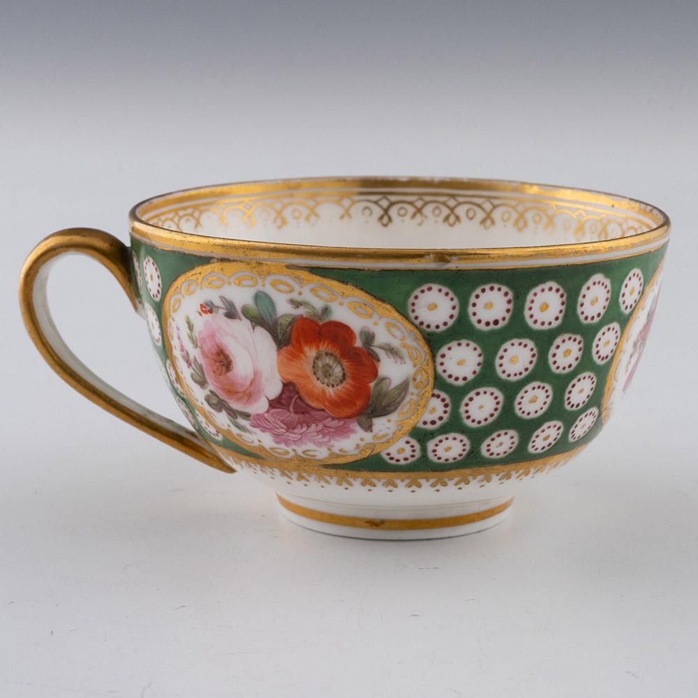 Nantgarw Porcelain Teacup and Saucer 1818-20 For Sale 4