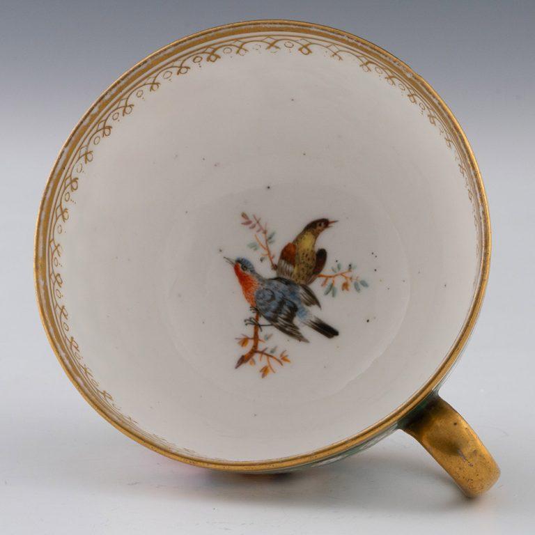 Nantgarw Porcelain Teacup and Saucer 1818-20 For Sale 6