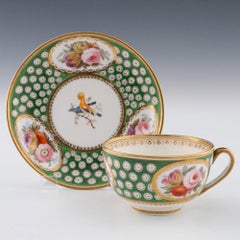 Nantgarw Porcelain Teacup and Saucer 1818-20