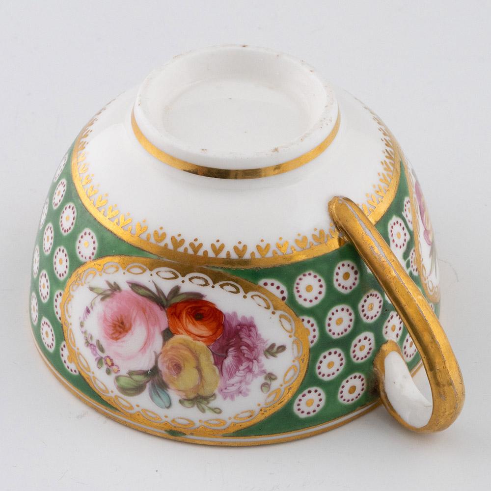 Nantgarw Porcelain Teacup and Saucer c1820 For Sale 4