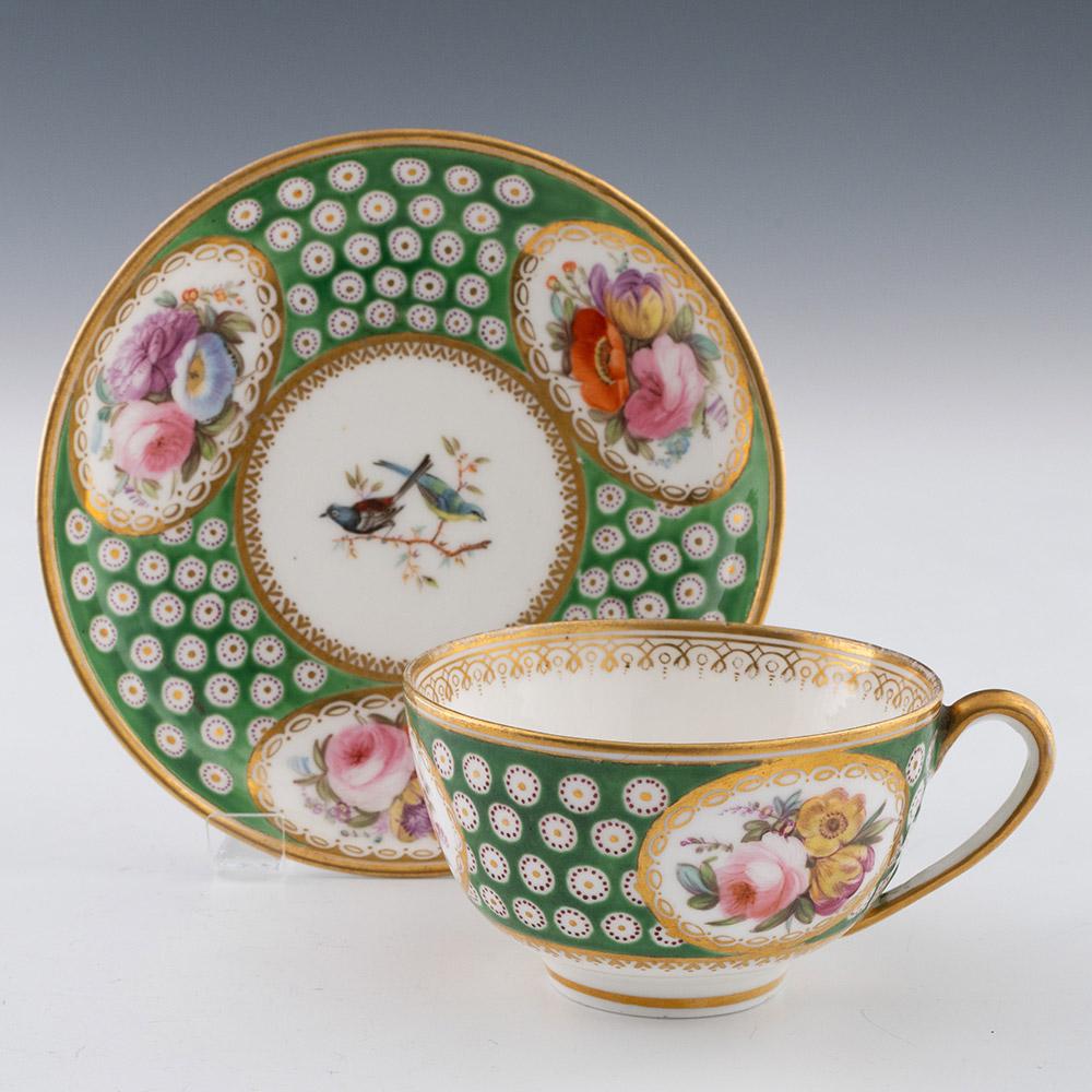 Nantgarw Porcelain Teacup and Saucer c1820 For Sale 5