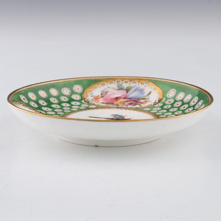 Taza de té y platillo de porcelana de Nantgarw c1820 principios del siglo XIX en venta