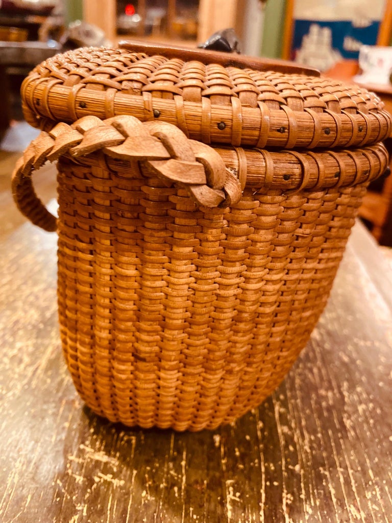 Nantucket Basket by Jose Formoso Reyes, circa 1950 For Sale at 1stDibs