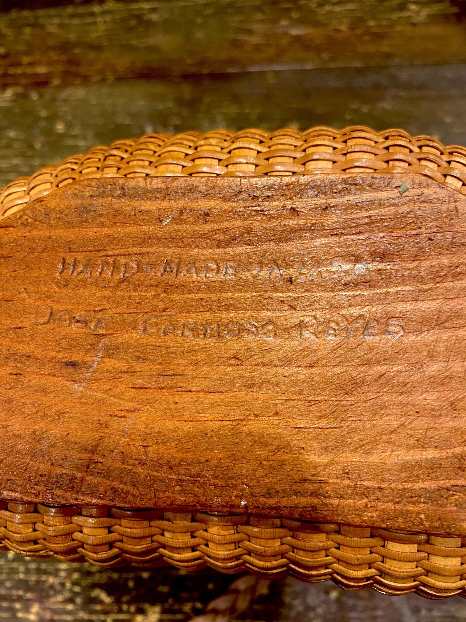 American Nantucket Basket by Jose Formoso Reyes, circa 1950