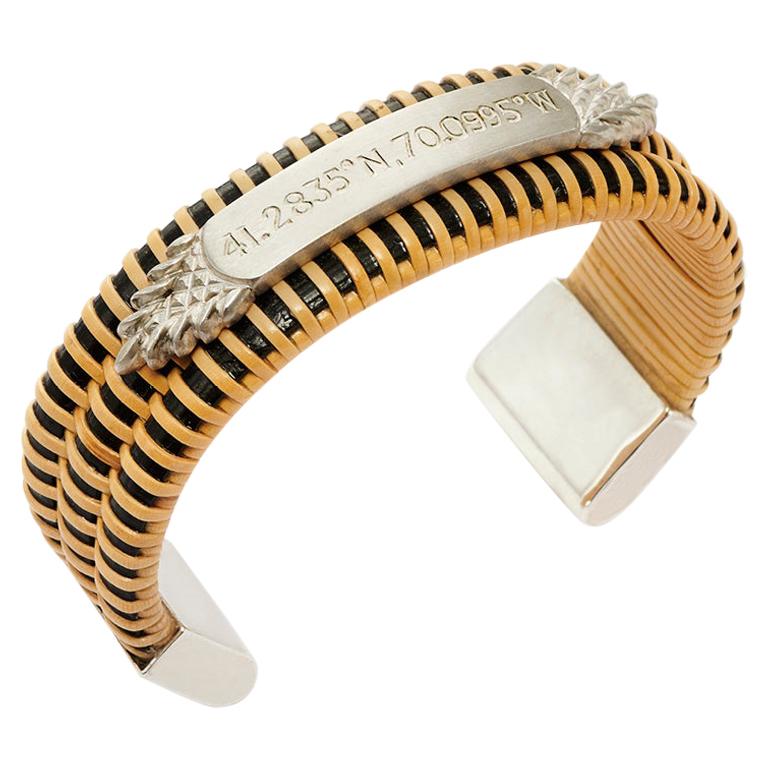 Susan Lister Locke Nantucket Basket Quarterboard Bracelet For Sale