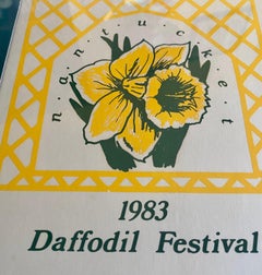 Nantucket Daffodil Festival Lithograph, by Joy Cowan, 1983