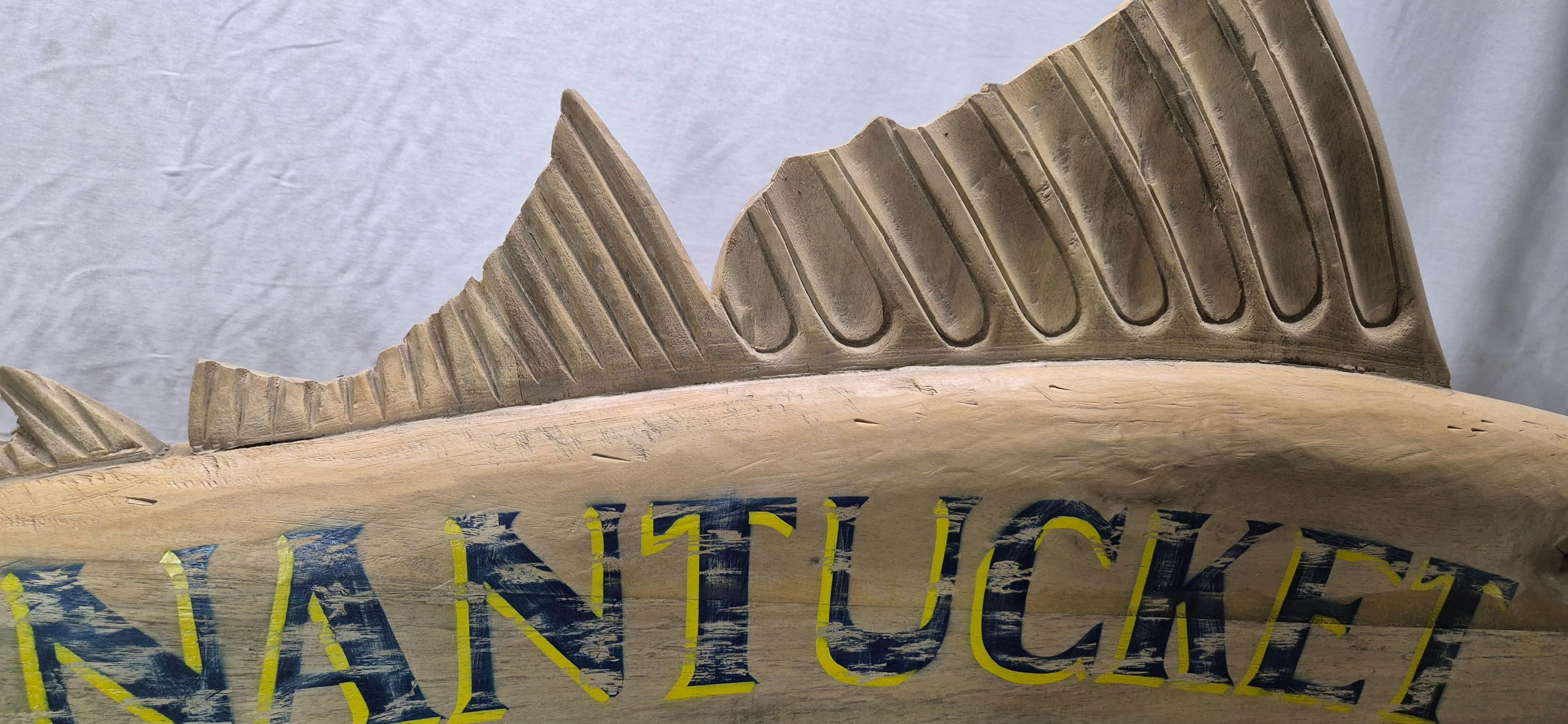 Nantucket Fish Market Trade Sign For Sale 4