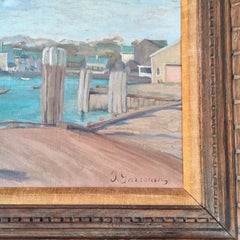 Nantucket Harbor Scene, by Inna Garsoian