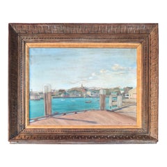 Nantucket Harbor Scene, by Inna Garsoian