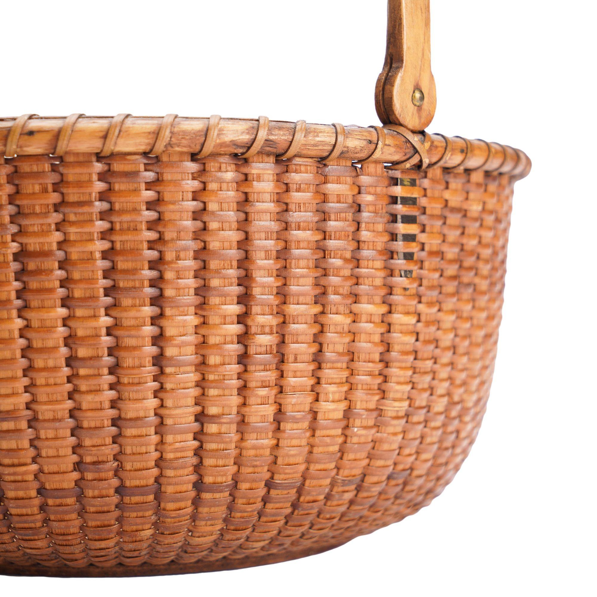 Nantucket lighthouse basket by Davis Hall, 1880 For Sale 6