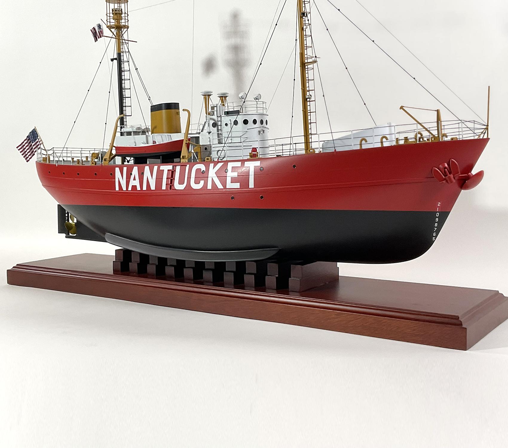 Nantucket Lightship 612, Modell im Maßstab eines Schiffes im Angebot 5