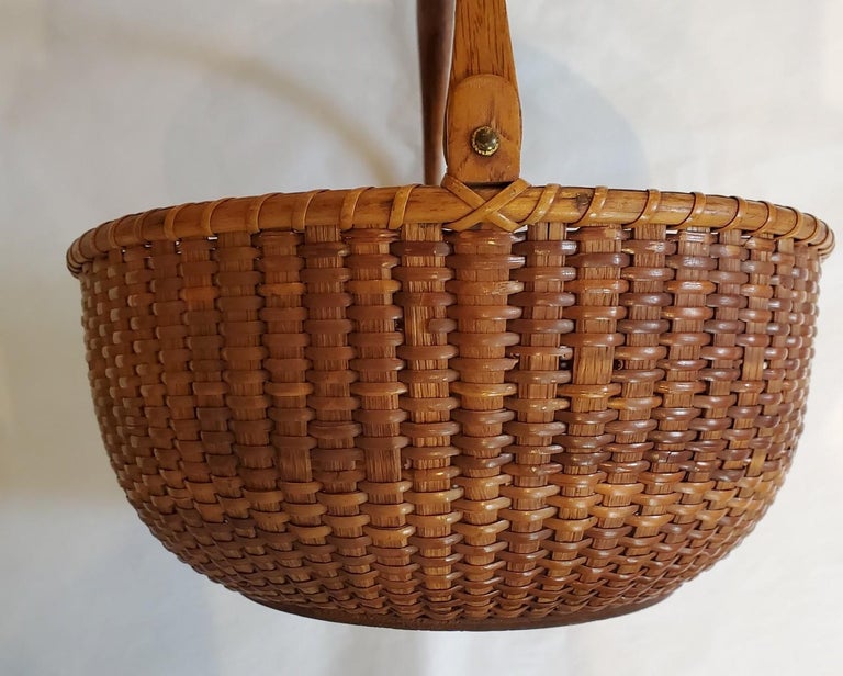 Nantucket Lightship Basket from the South Shoals Lightship, circa 1870s