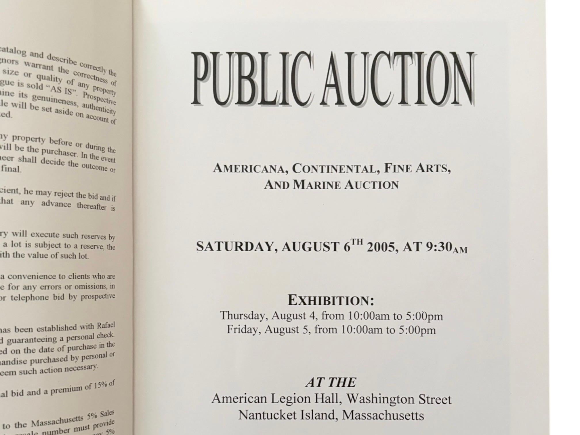 Nantucket Lightship Baskets & Auction Books In Good Condition For Sale In Bradenton, FL