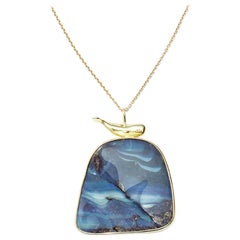 Susan Lister Locke Nantucket Nocturne Opal Pendant