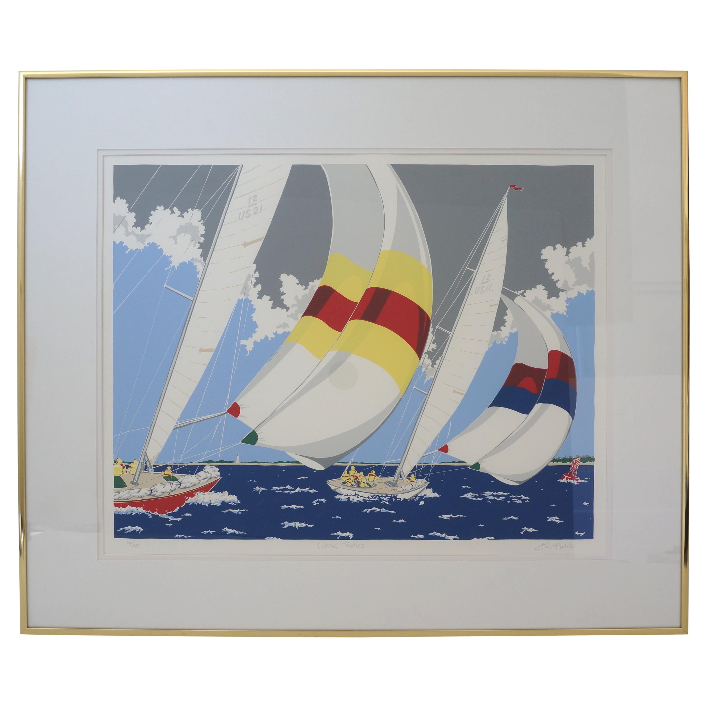 Nantucket Sailboat Print "Classic Twelves" by Erich Holch