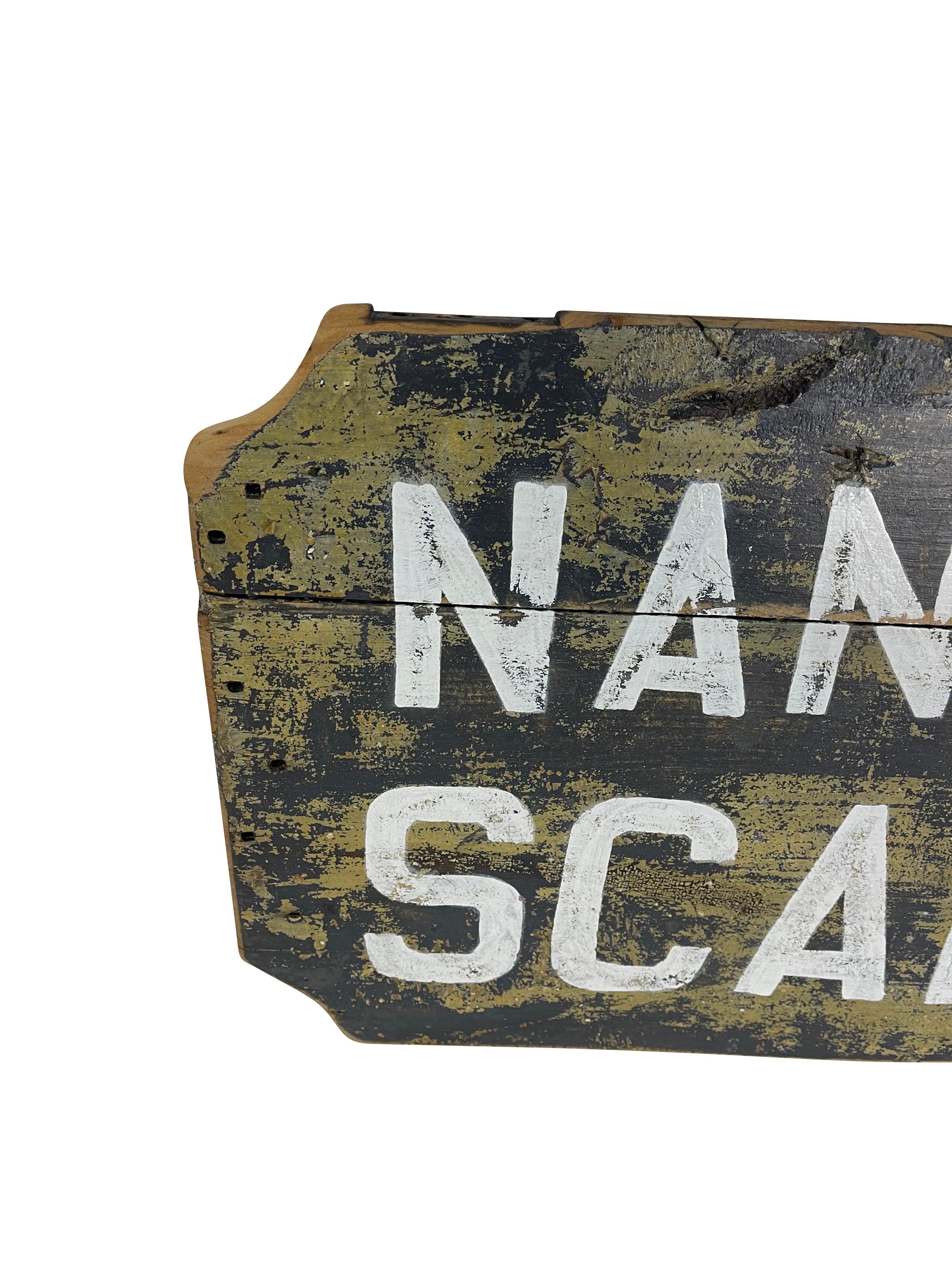 American Nantucket Scallop Sign 