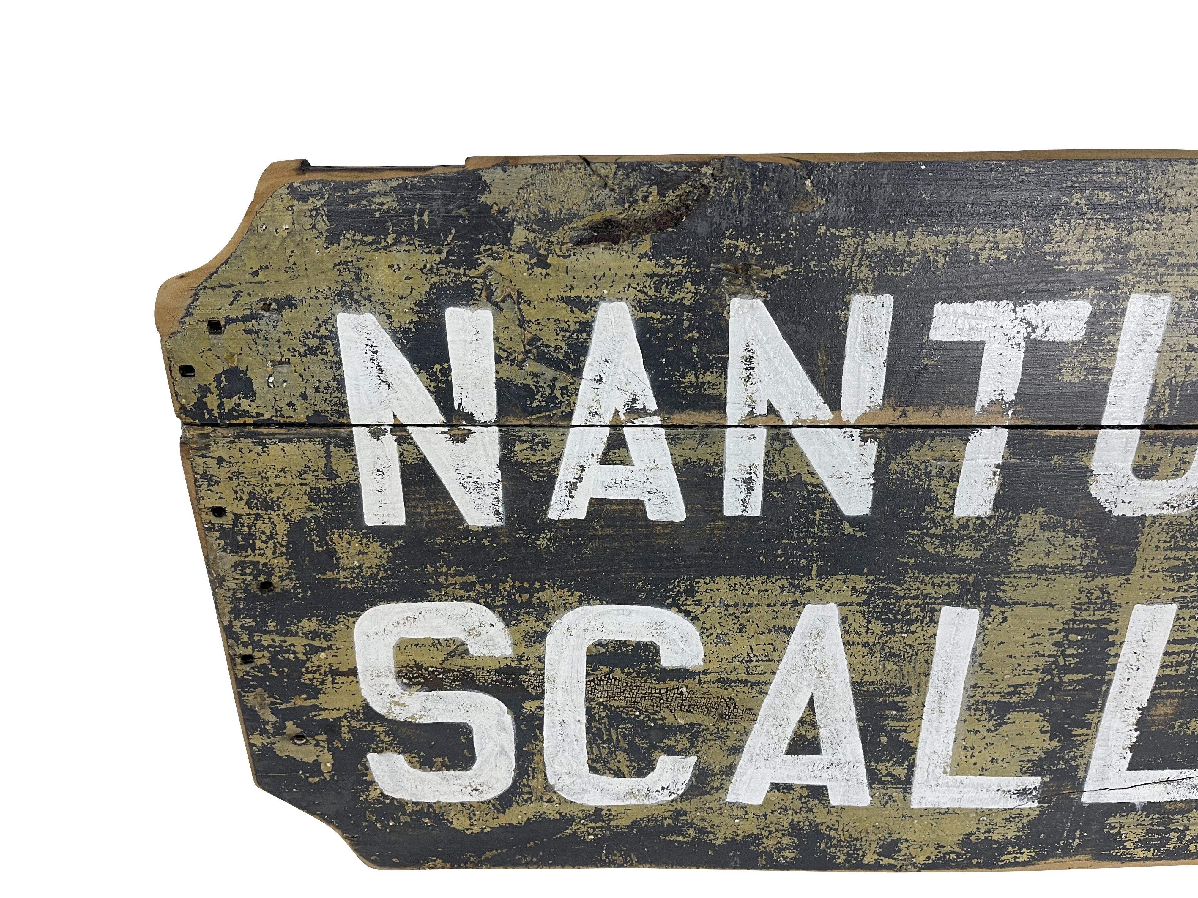 Hand-Crafted Nantucket Scallop Sign 