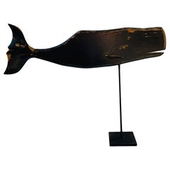 Used Nantucket Whale Weather Vane Whirligig, circa 1950s