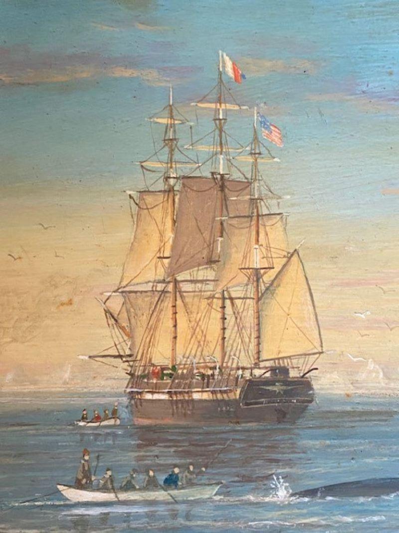 Late 20th Century Nantucket Whaling Scene, by Red Tordoff, (Anglo-American: b. 1939), circa 1980