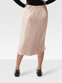 NANUSHKA Beige Midi Slip Skirt Size S