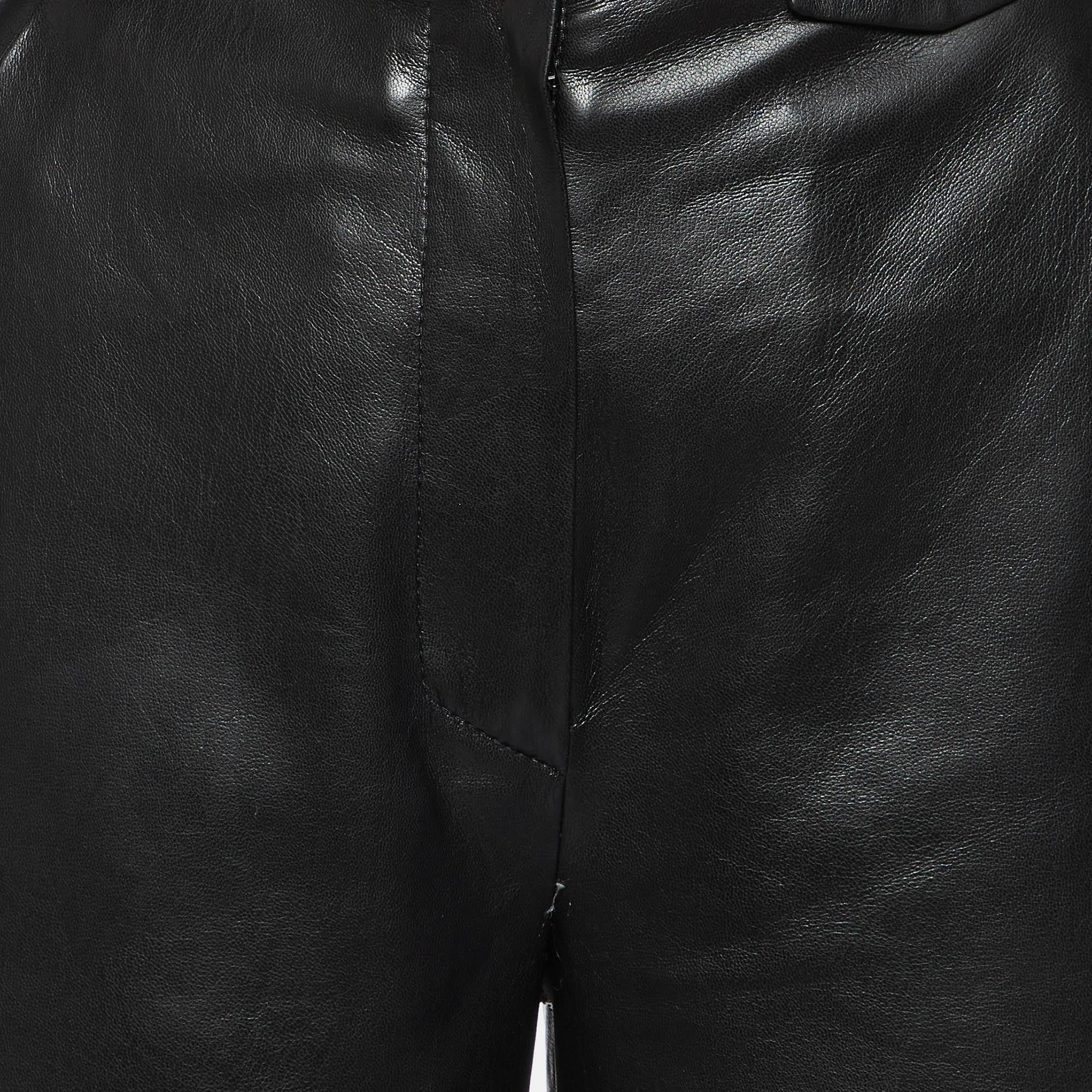 Nero Nanushka Culottes neri in ecopelle XS in vendita