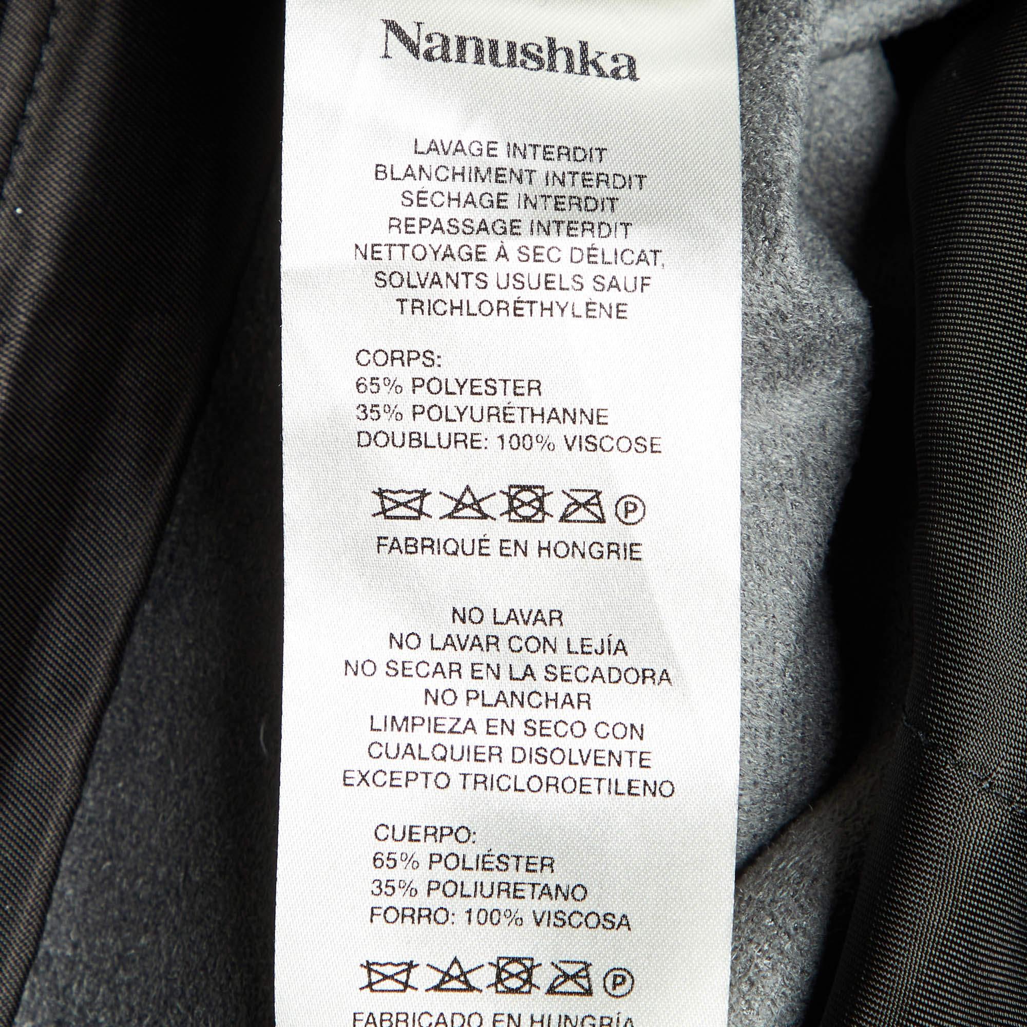 Nanushka Culottes neri in ecopelle XS in vendita 1