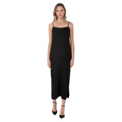 NANUSHKA Black Midi Sleeveless Bodycon Dress Size S