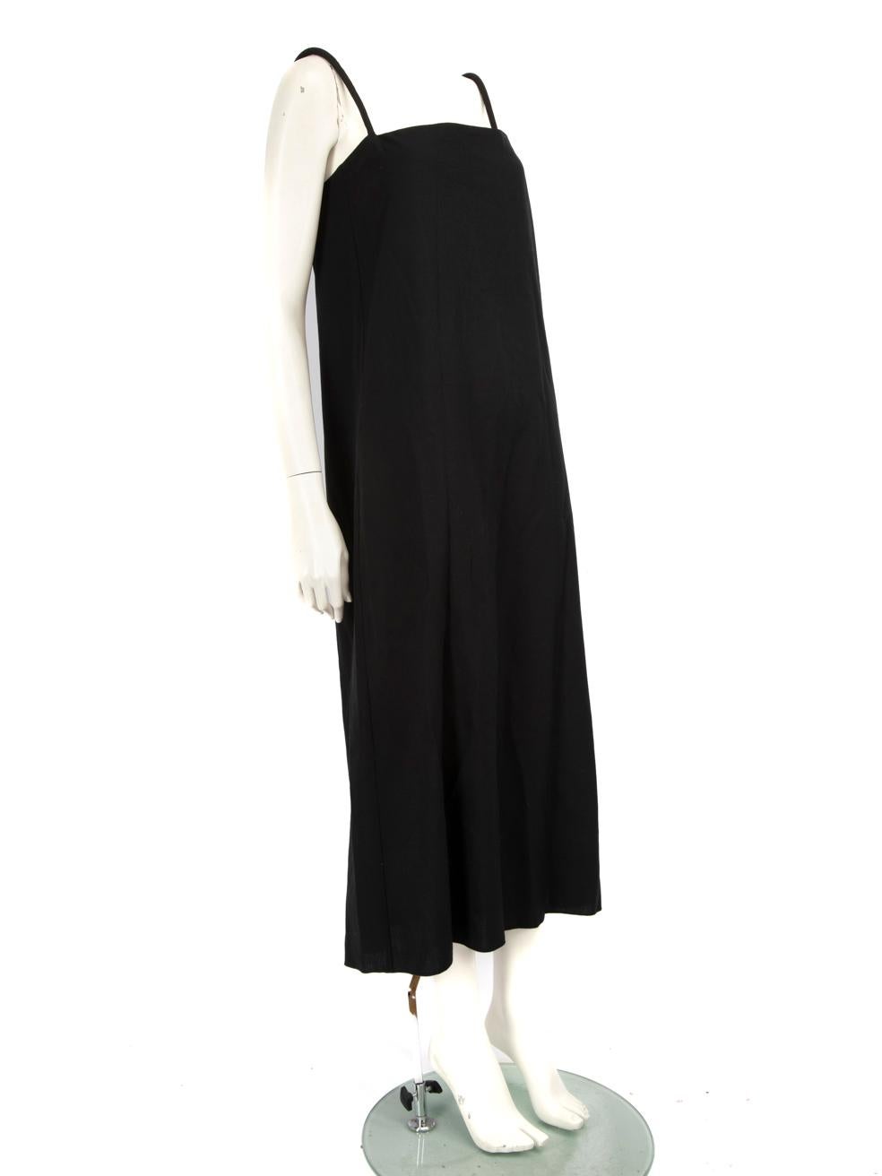 CONDITION is Never worn, with tags. No visible wear to dress is evident on this new NANUSHKA designer resale item.
  
  Details
  
  
  Black 
  
  Polyester 
  
  Dress
  
  Maxi
  
  Sleeveless
  
  Tie detail on straps 
  
  
  
  
  
  Made in