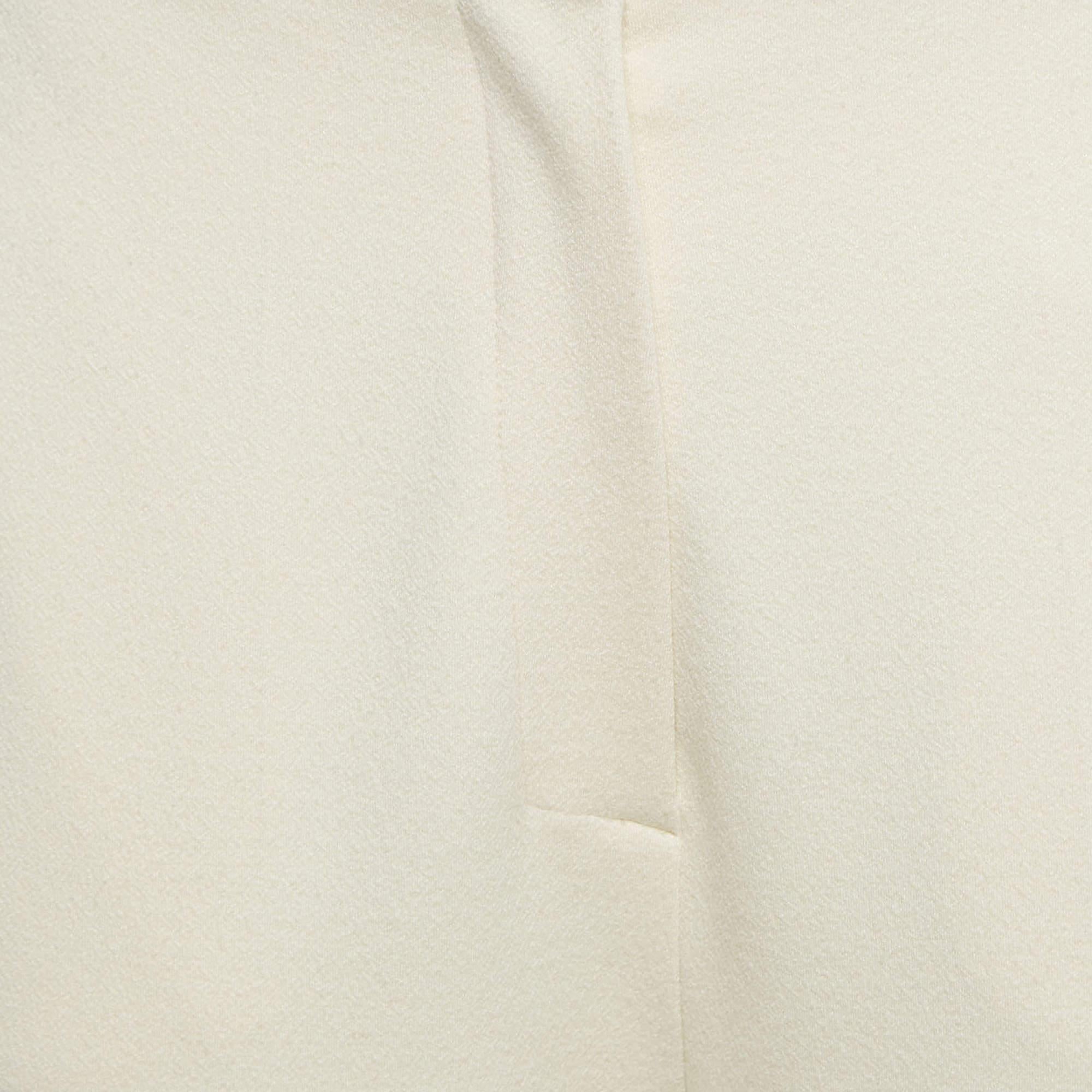 Beige Nanushka Cream Jersey Darby Stirrup Leggings M For Sale