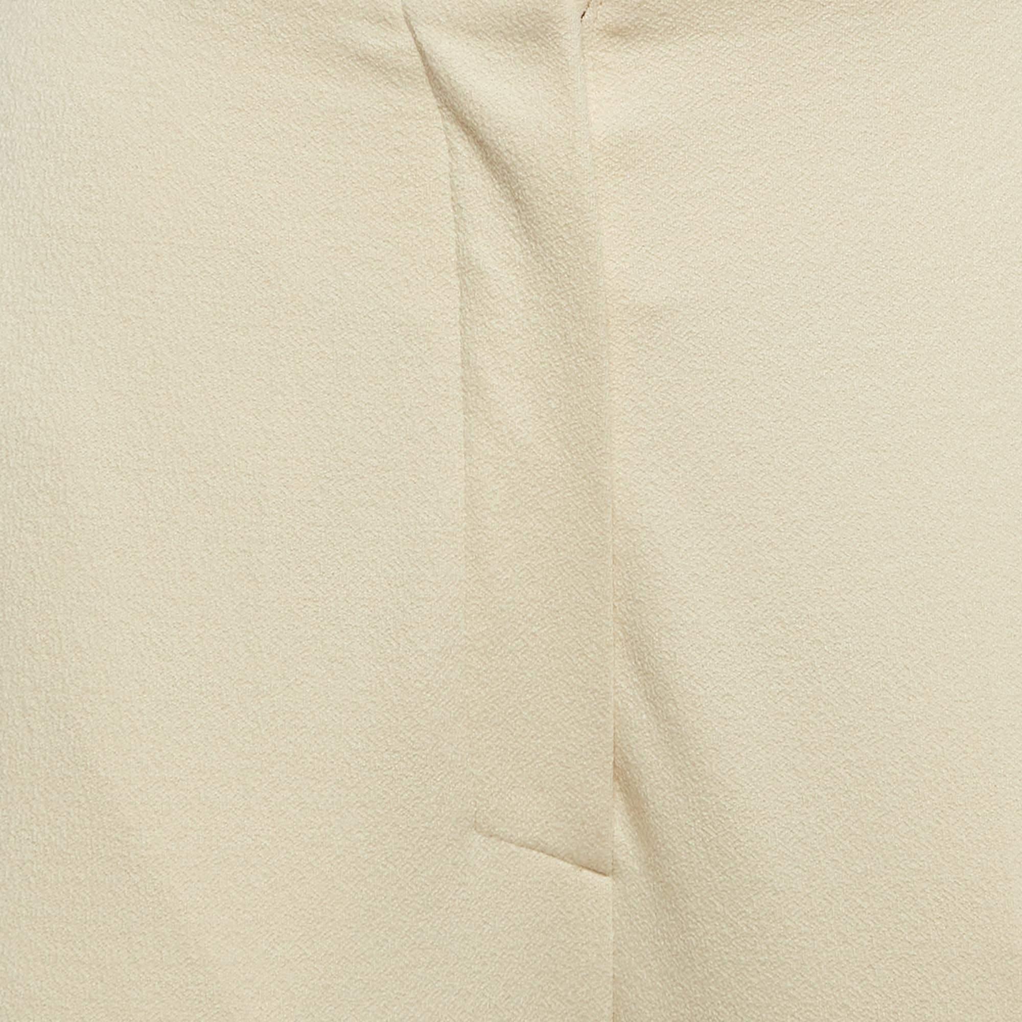 Beige Nanushka Cream Jersey Darby Stirrup Leggings S For Sale