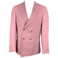 NANUSHKA F/W 19 Größe 38 Zweireihiger Sportmantel aus Rosen- Ramie-Mischung