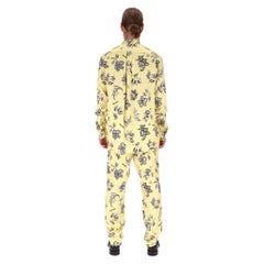 Nanushka Floral-Print Satin Shirt & Trousers Suit/Set