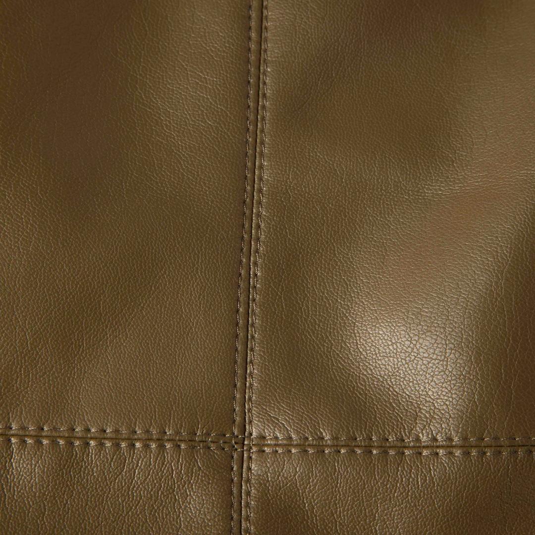 NANUSHKA Grünes Vegan-Minikleid aus Leder Größe S im Zustand „Gut“ im Angebot in London, GB