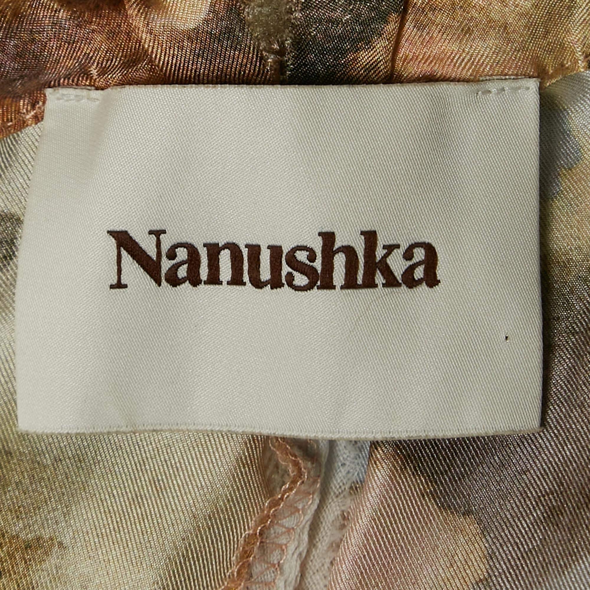 Pantalon Nanushka en soie imprimé aquarelle multicolore XS Neuf - En vente à Dubai, Al Qouz 2