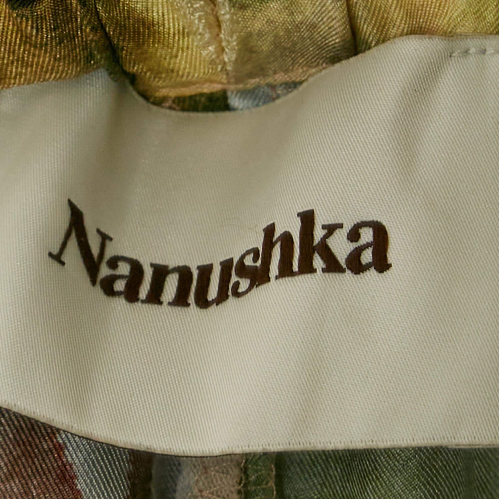 Nanushka aquarelle multicolore  Pantalon en soie XS Neuf - En vente à Dubai, Al Qouz 2