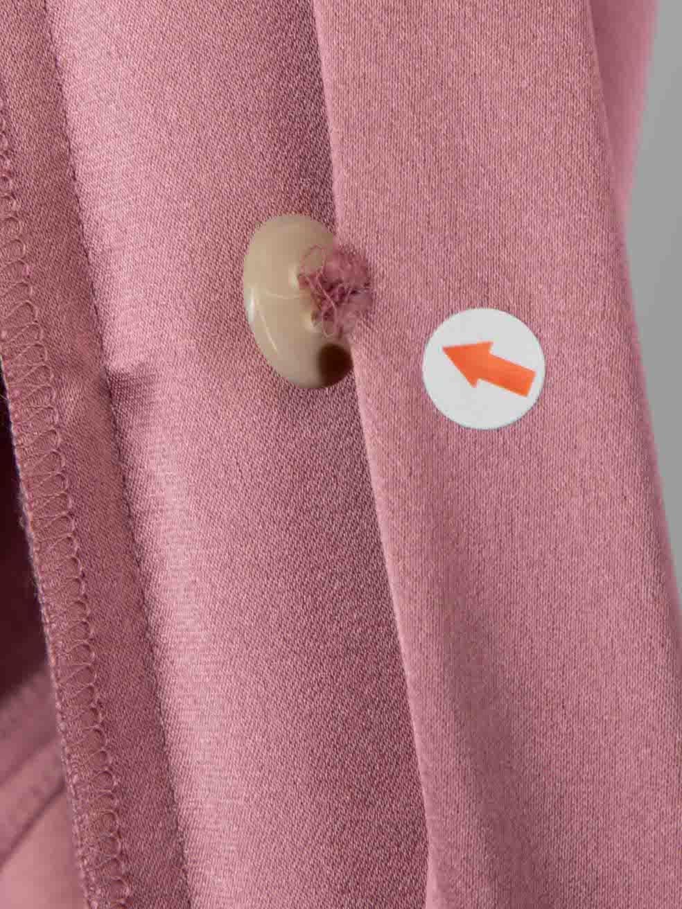 Women's NANUSHKA Pink Button Detail Midi Slip Dress Size S For Sale