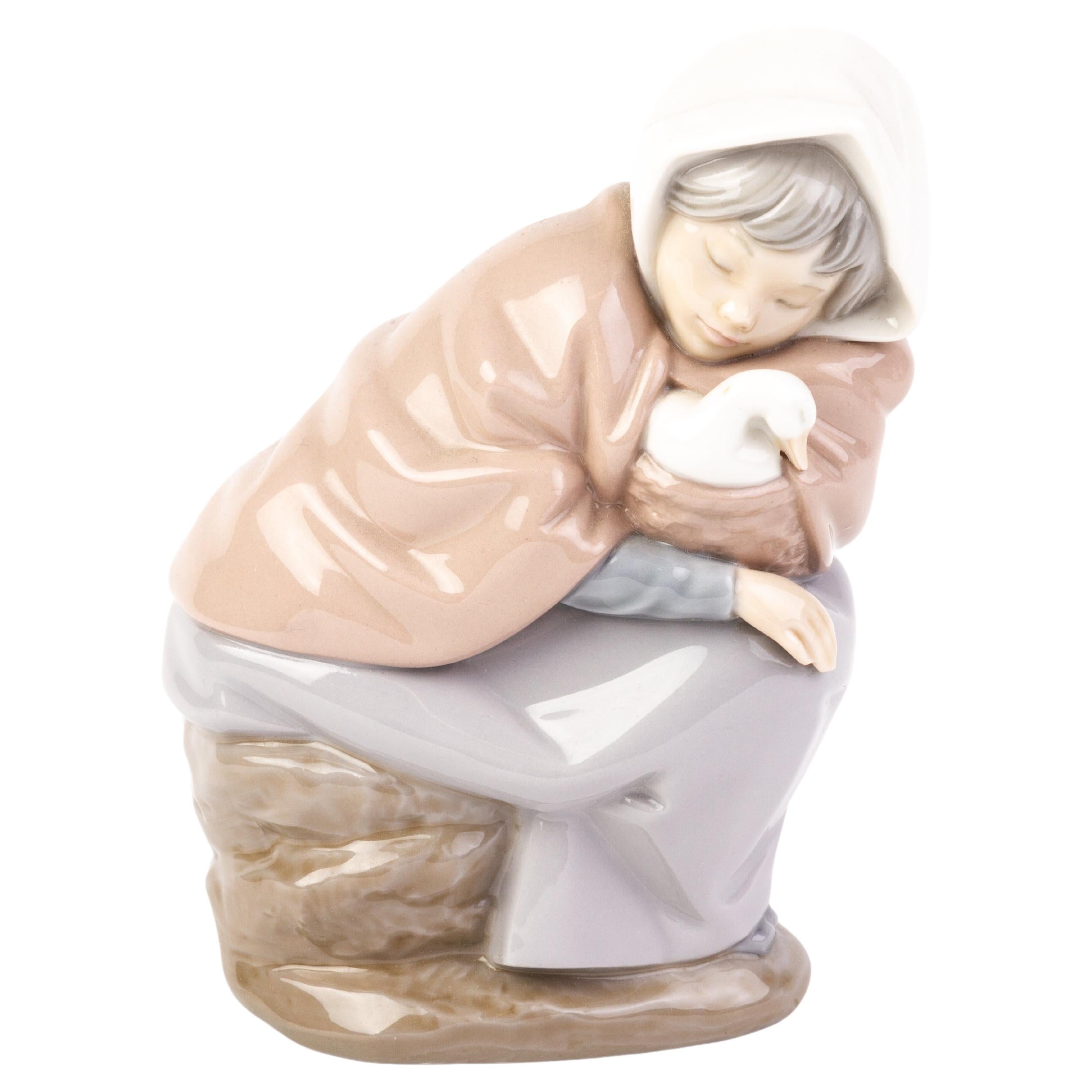 Nao Lladro Fine Porcelain Figure  For Sale
