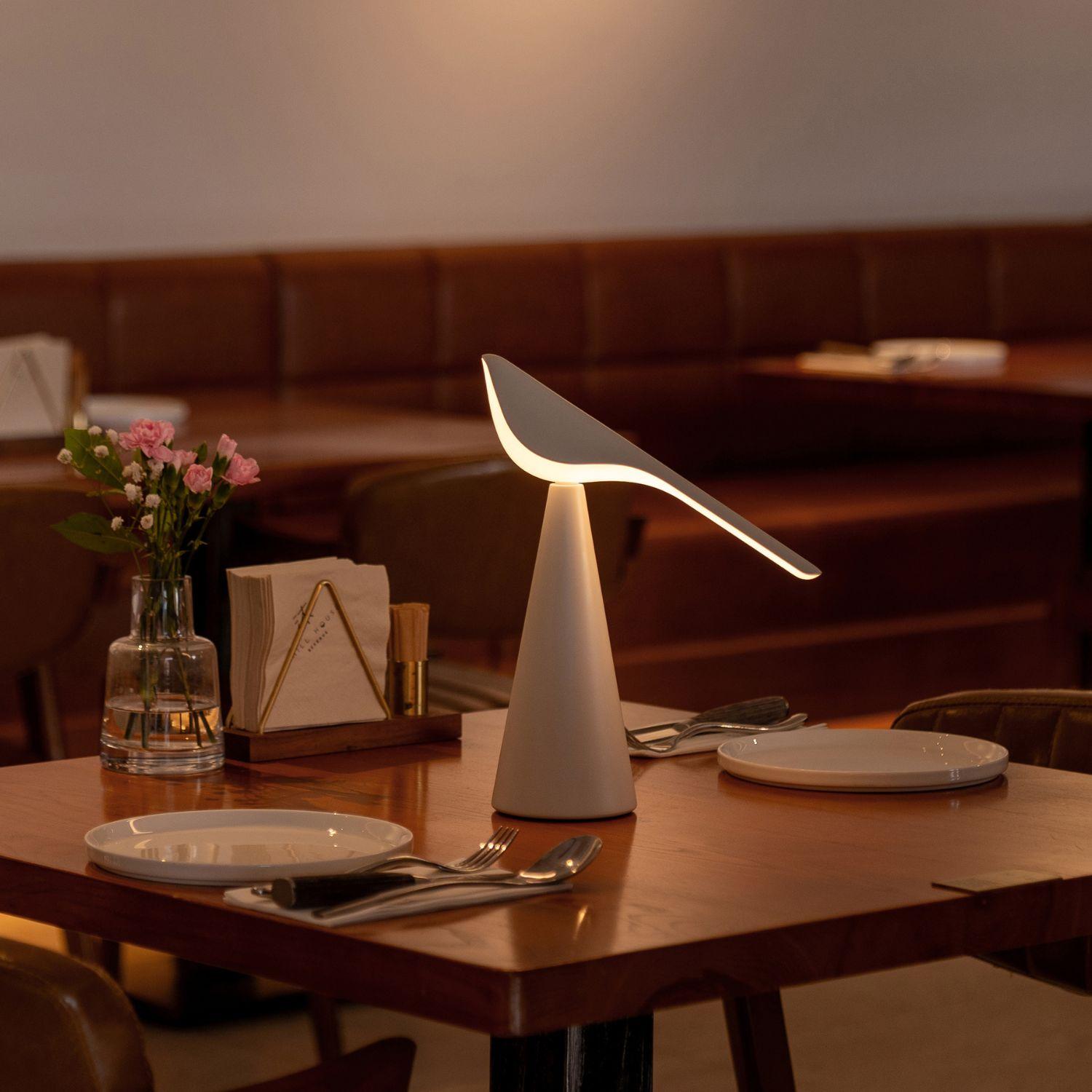 Nao Tamura 'Tiki' Portable Table Lamp in Glossy Black for Established & Sons For Sale 8
