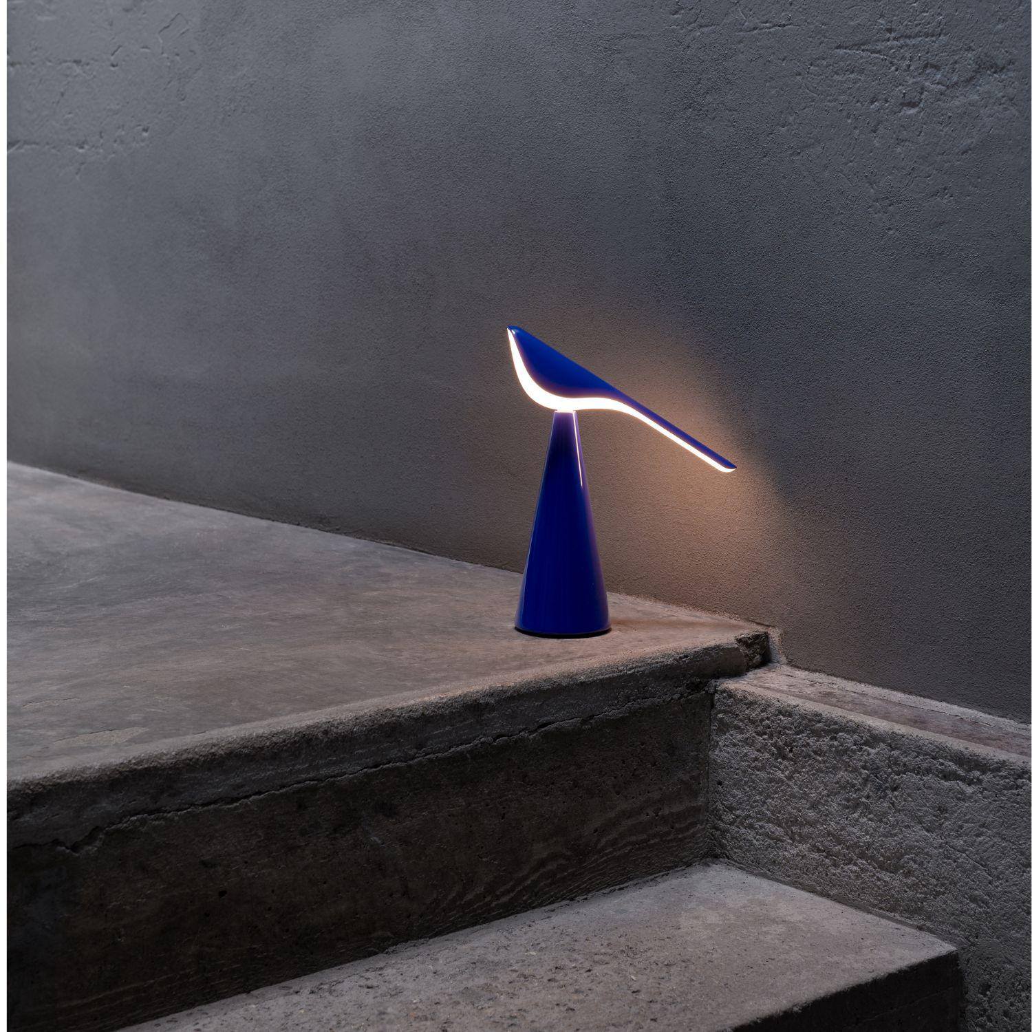 Nao Tamura 'Tiki' Portable Table Lamp in Glossy Black for Established & Sons For Sale 9
