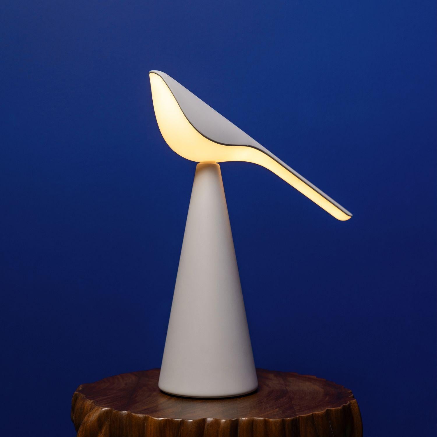 Nao Tamura 'Tiki' Portable Table Lamp in Striking Blue for Established & Sons For Sale 3