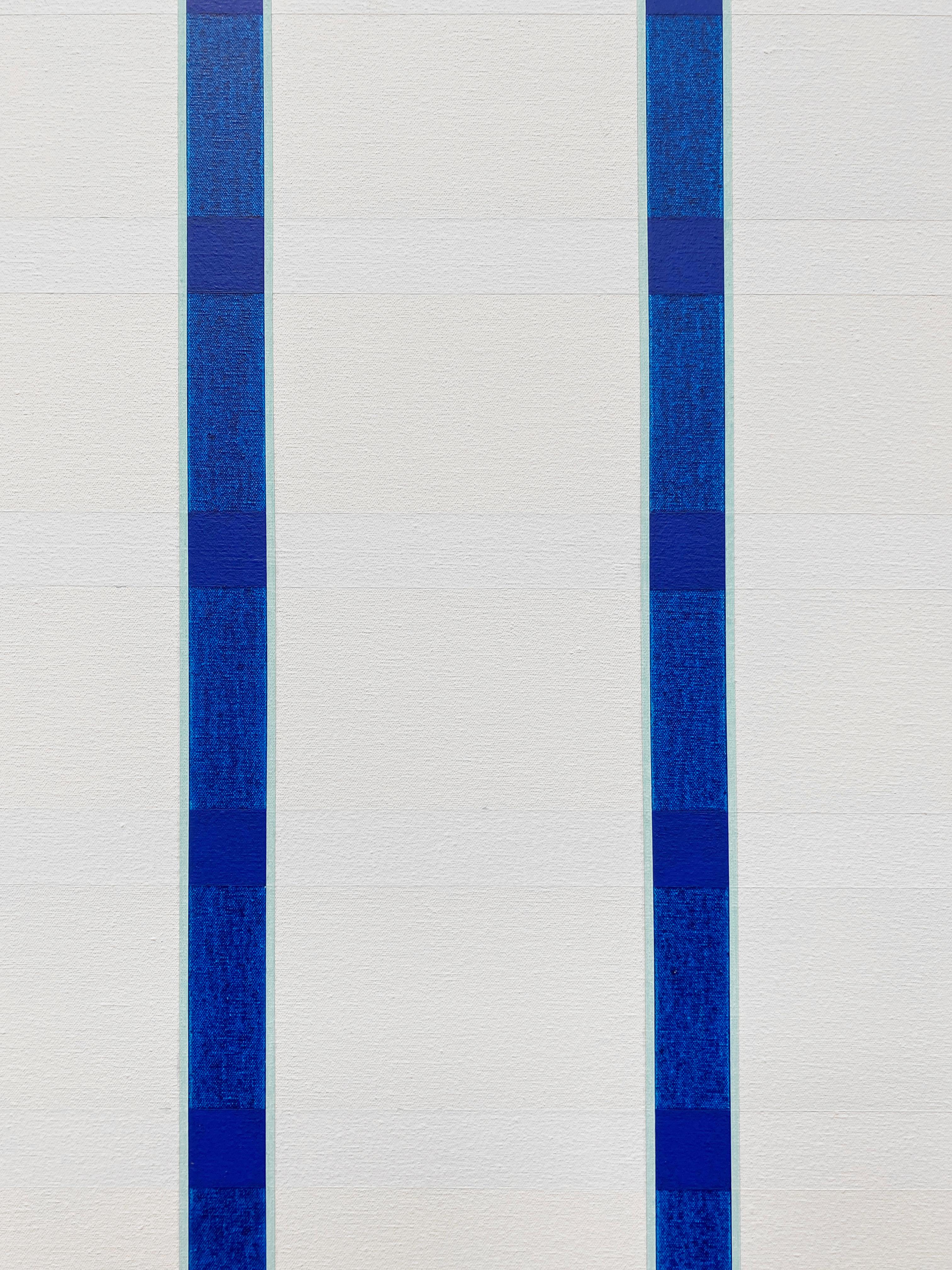Four & Six No. 1 - Gray Abstract Painting by Naohiko Inukai 