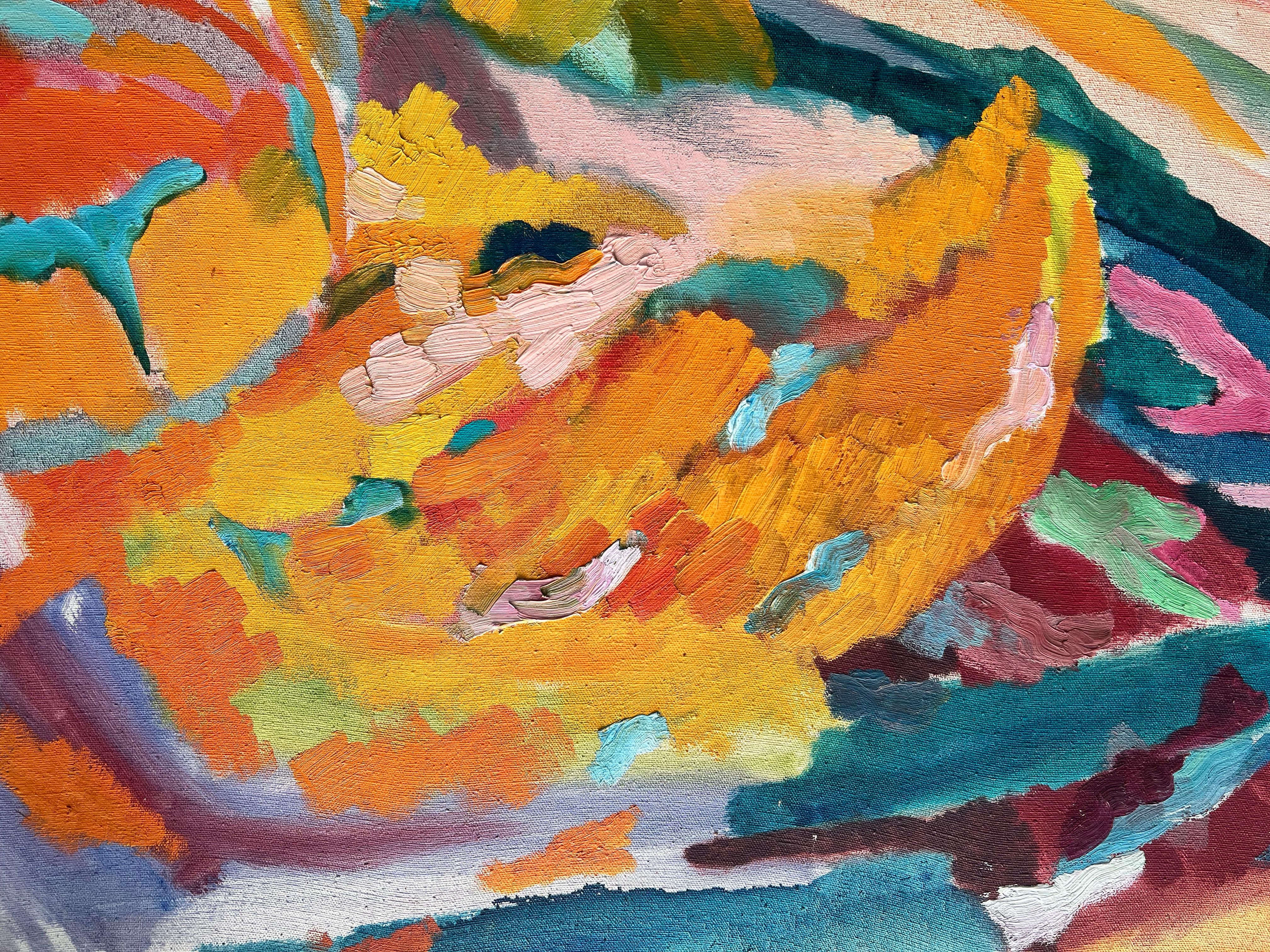 Olio astratto senza titolo di Naohiko Inukai in vendita 4