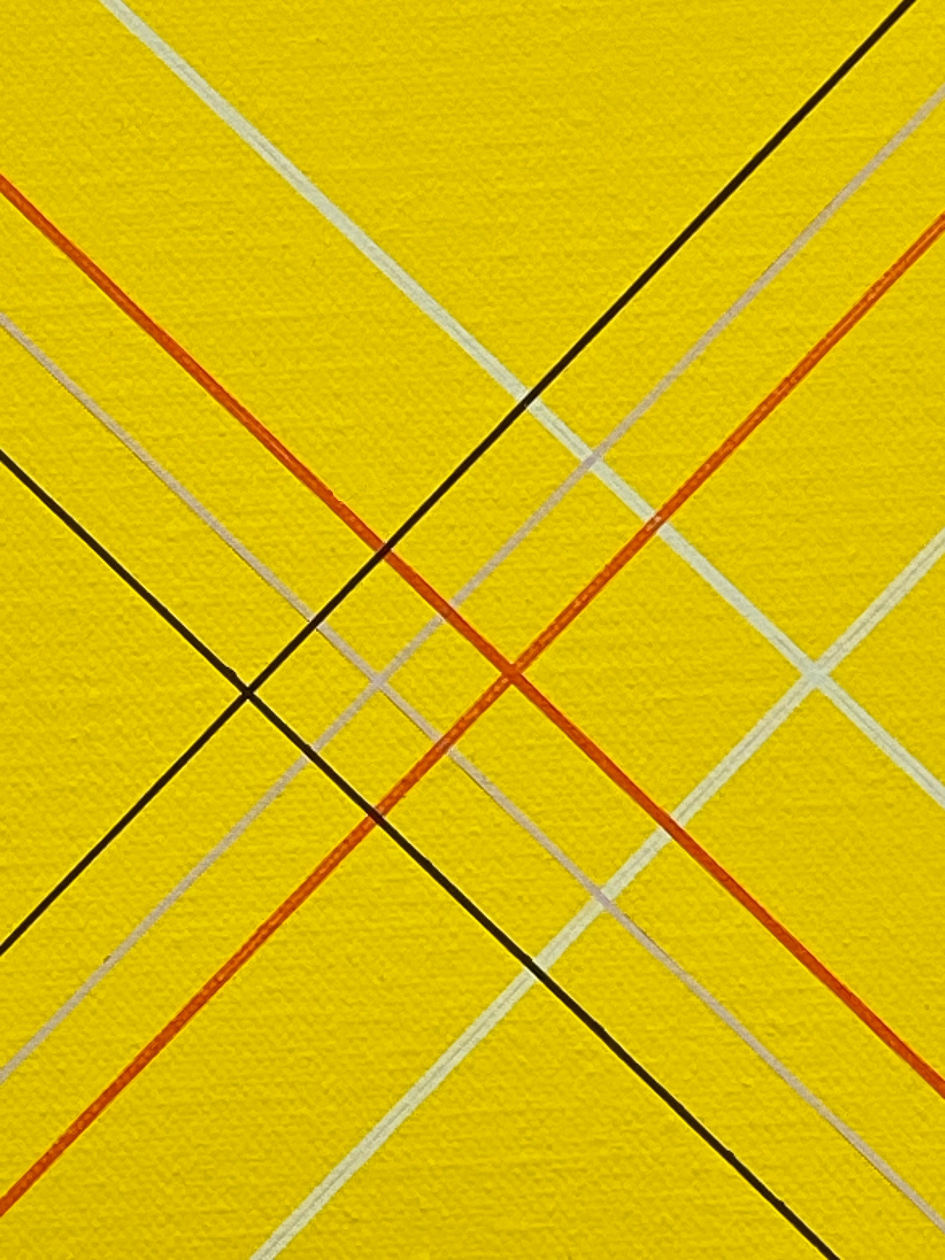 Diamant jaune, géométrique en vente 1